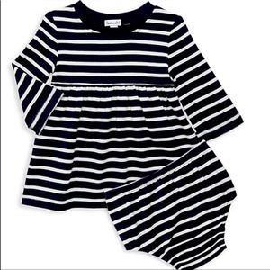 Splendid Baby Supersoft Striped 2-Piece Dress & Bloomers 12-18m